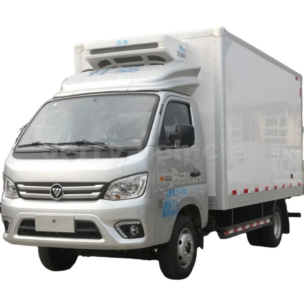 Camions à caisse réfrigérée les plus vendus 1.5T 2T à vendre Camion à caisse réfrigérée FOTON minivan voiture chambre froide