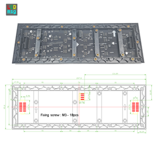 Industrial Variable <strong>LED</strong> Text Message <strong>Display</strong> Sign Kit, PLC PC Server Embedded Controller by RS232/485 TTL Ethernet TCP Protocol - Product Image 5