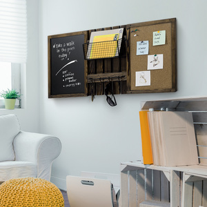 Mygift mộc mạc 3-mảnh bảng phấn & nút chai bảng Tường Tổ chức thiết 2026 phải có Trung tâm tin nhắn - Product Image 1