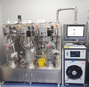 Il volume ed il modello popolari del fermentatore di vetro, scala del laboratorio per la ricerca, possono progettare il bioreattore di vetro multistadio 5L