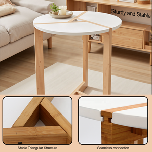 Bán buôn ODM/OEM hiện đại bàn tre đa năng gỗ giải trí Bàn cà phê cho phòng khách đồ nội thất nhà tính năng trang trí - Product Image 4