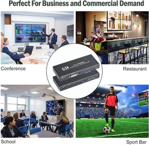 SYONG 2x2 HDMI-Videowandmatrix-Controller HDMI-DVI-Unterstützung 4K-Eingang TV 1080P-Ausgang TV-Wand prozessor IR-Fernbedienung RS232-Steuerung