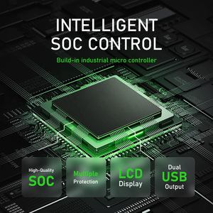 GT Солнечный PWM 10A-60A контроллер солнечного заряда домашняя система с ЖК-дисплеем 12V/24V Auto Max PV Вход 100v - Product Image 5