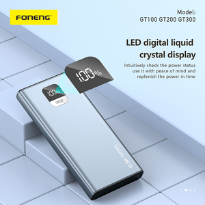 FONENG 30000mAh Portable <strong>Power</strong> <strong>Bank</strong> Big Capacity Cell Phone Charger with PD22.5W LCD Micro USB <strong>Input</strong> <strong>and</strong> Double USB <strong>Output</strong> - Product Image 5