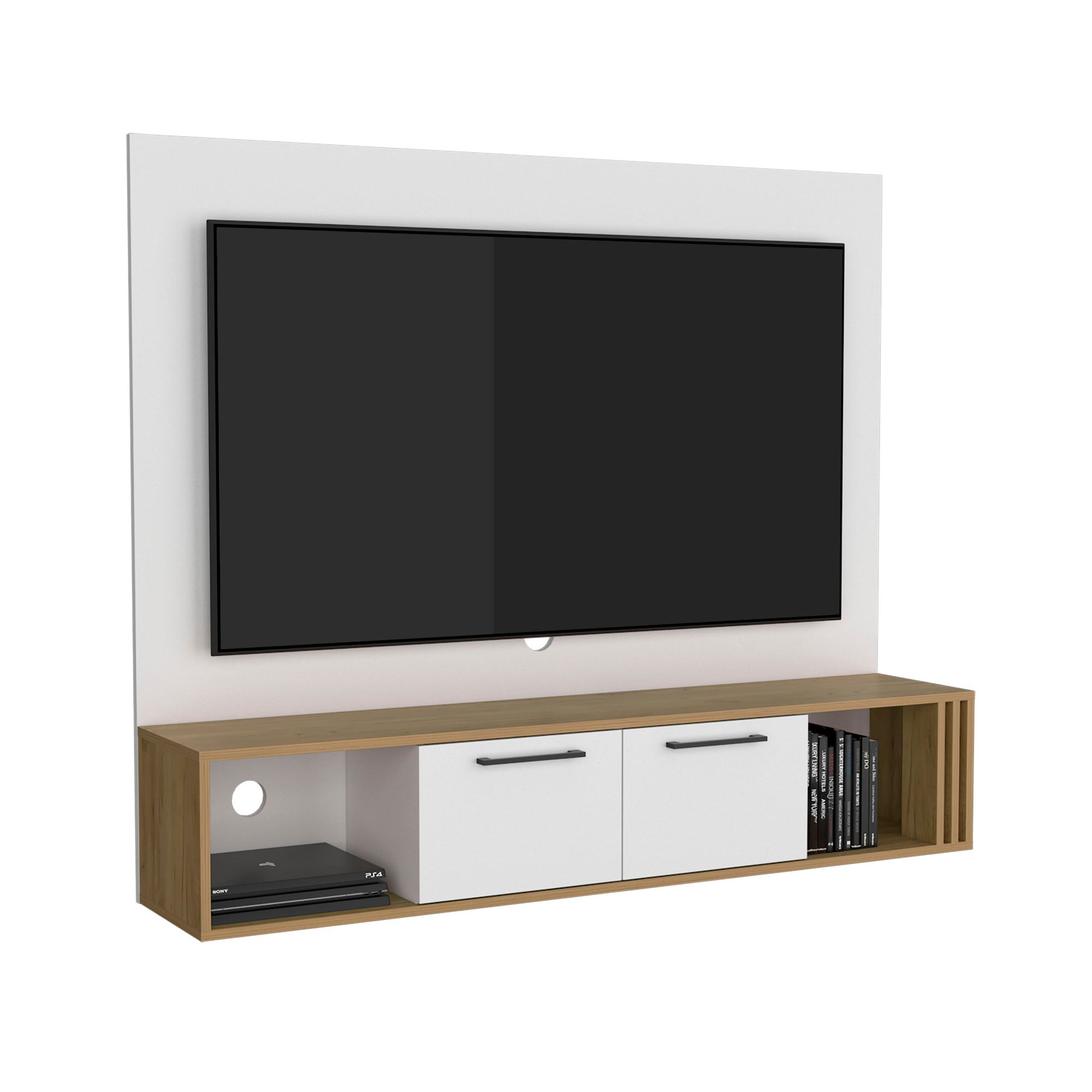 White / Natural Oak1