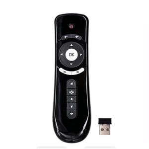 USB ile 2.4 için T2 evrensel Air Fly fare G kablosuz Android TV kutusu uzaktan kumanda T2 gemi hazır - Product Image 2