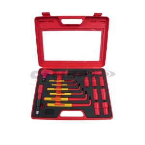 TAIWAN CALIBRE 16PC Insulation VDE Hex <strong>Key</strong> &amp; Socket Ratchet Set,insulated Hex <strong>Key</strong> - Product Image 1