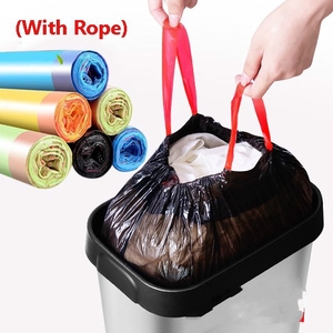 Drawstring Liner Trash Bag Tall Kitchen Perforated Bags on <strong>Roll</strong> Colorful Made <strong>in</strong> Vietnam Supplier Good Price