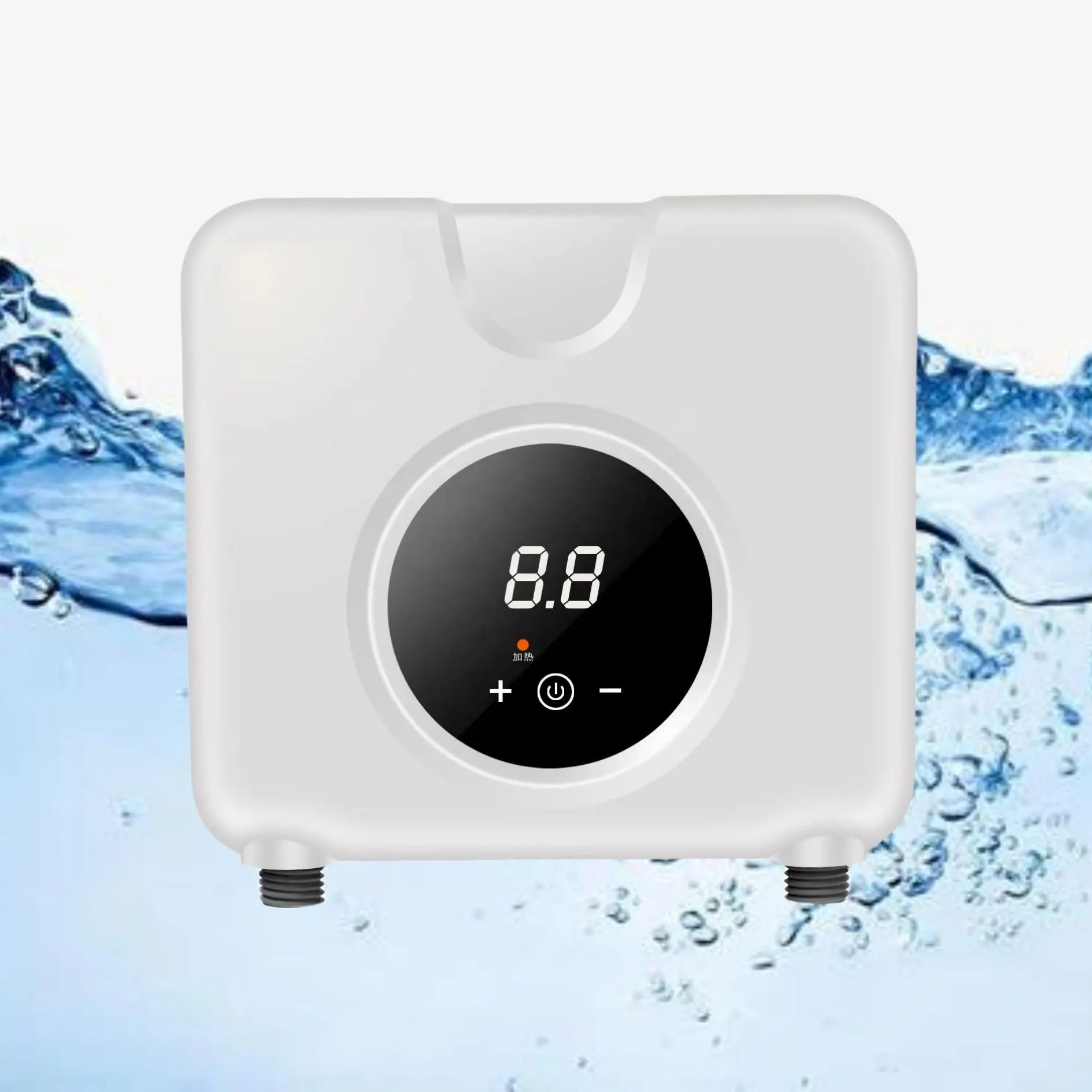 Système d'eau chaude instantané électrique de vente chaude chauffe-douche sans réservoir sous le robinet de robinet d'évier