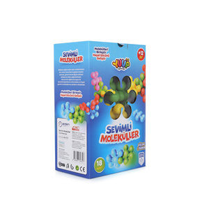 Bebekler için ince Motor becerileri ve bilişsel gelişim için oyun montajı çocuklar için sevimli moleküller yüksek kalite eğitici oyuncak - Product Image 5