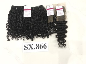 超二重描画ビルマカーリーヘアベーシックカラー生生バージンベトナム横糸レミーヘアバンドル滑らかで柔らかいジェリーカール人間 - Product Image 6