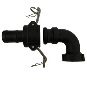 HT Chất lượng cao Polypropylene Khớp nối nhanh DC 3/4 "PP CamLock phụ kiện loại nhựa DC bụi mũ giả mạo Brass CamLock - Product Image 2