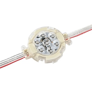 Гирлянда с пиксельным модулем GS8206 TM1914 RGB24V IP68, водонепроницаемая, ИС, полноцветная, уличная, Рождественская, праздничная, светодиодная, Пиксельная лампа