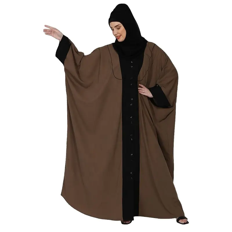 Low Cost Soft Organic Jersey Fabric Ready To Wear Instant Tunic Hijab Maxi Abaya Dress For Women Dubai Abaya Kaftan Dress Bulk