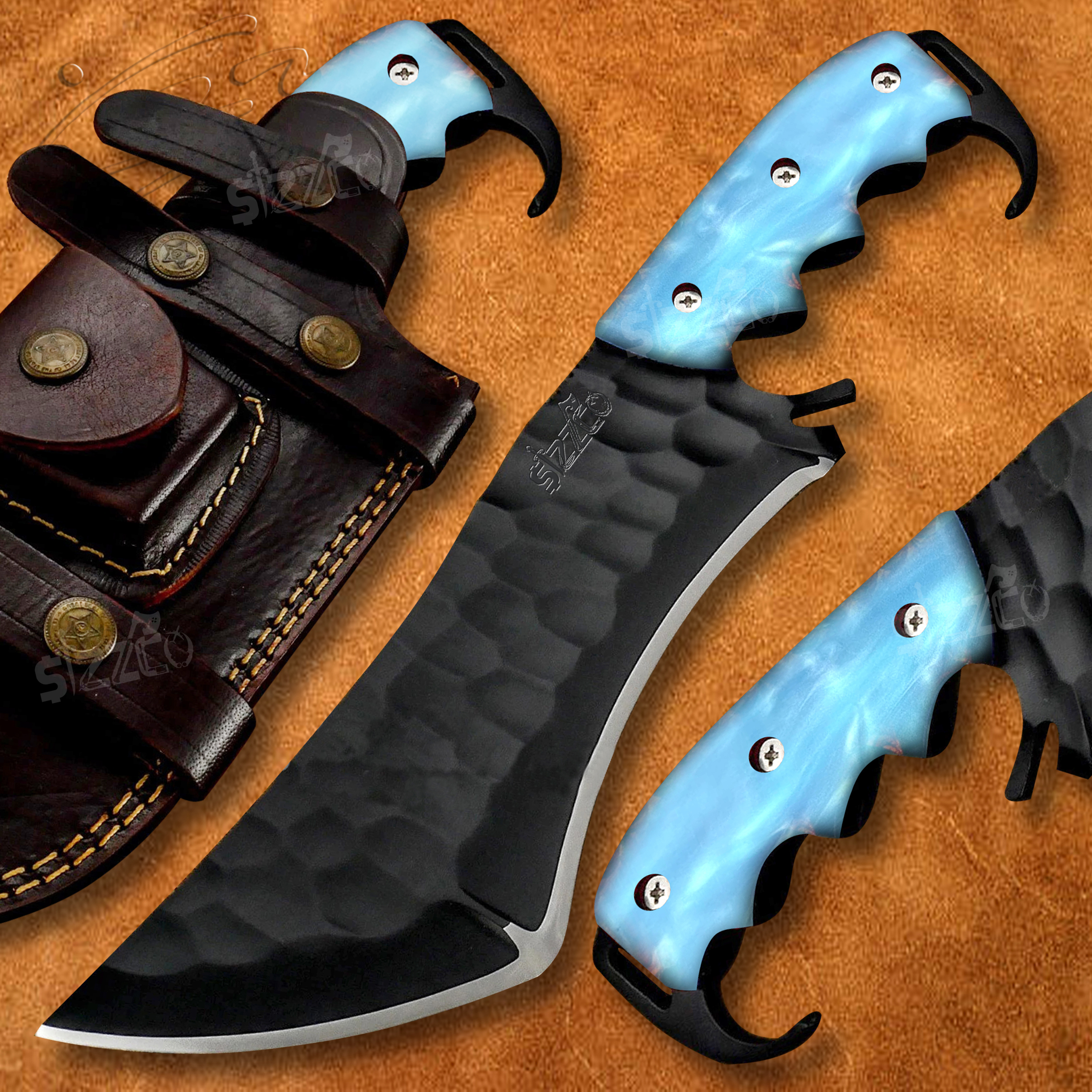 Pearl Blue Resin