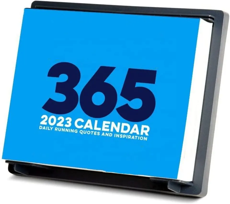 Kunden spezifischer Geschenk kalender Drucken Desktop Abreißen Tabelle 365 Tage Kalender mit Kunststoffst änder