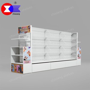 Tùy chỉnh kim loại bằng gỗ truy cập Son môi Eyeshadow Rack hiển thị cho kem dầu gội sang trọng mỹ phẩm cửa hàng kệ - Product Image 3