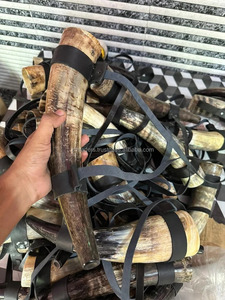 新しい最高のデザインox sofarhorn本物のオックスホーンバイキングウォーホーンバトルトランペット歴史の瑪瑙のかき混ぜる部分を作りました