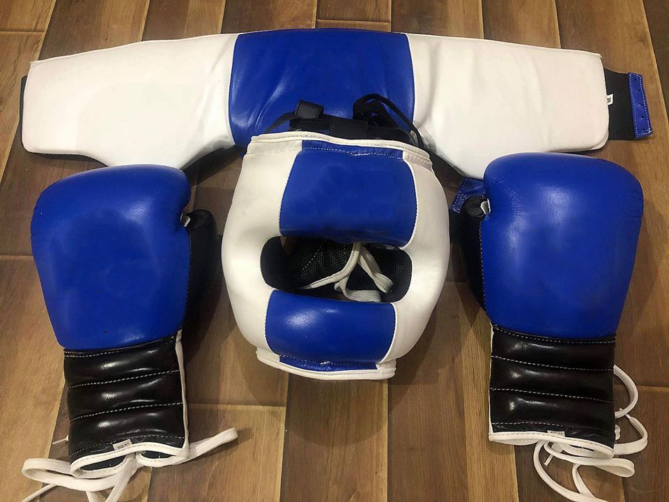 Blue White