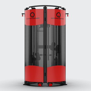 QLI Compact Pro Trainer QFST085多機能スペース節約フィットネスマシンで筋力トレーニングフォールドアウェイデザイン - Product Image 3