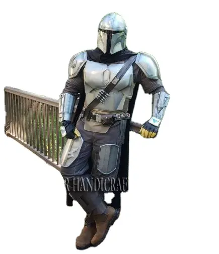 The Mandalorian Flight Suit Complete Top and Bottom (Set) with Cape and Armor -Wearable Armor Costume mandalorian full set
