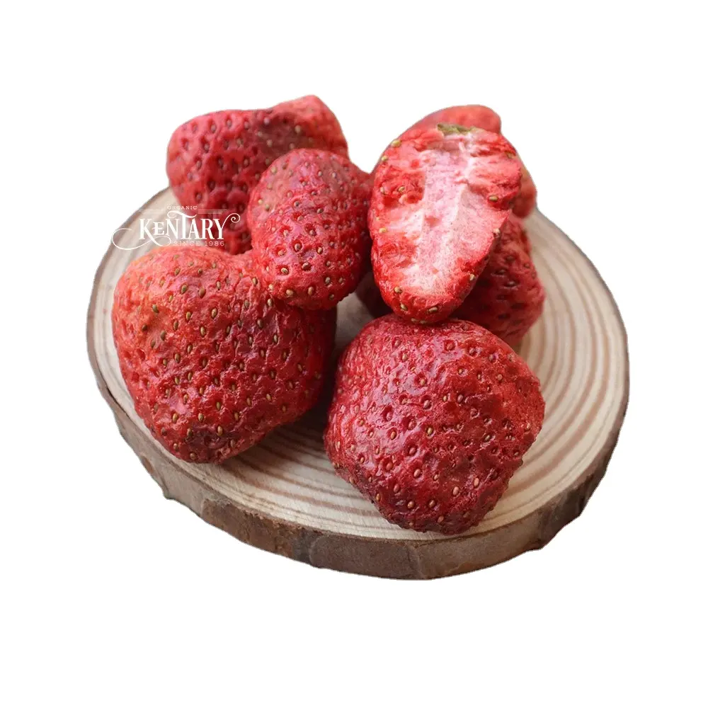 Gratis Monster Groothandel 100% Natuurlijke Zonder Suiker Toegevoegde Bulkprijs Gevriesdroogd Aardbeienfruit Uit Vietnam