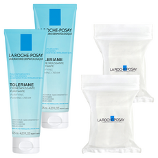 La <span class=keywords><strong>Roche</strong></span>-Posay Tolerian浄化用発泡クリーム125mlセットコットンパッド付き30p 2ea割引スキンケア