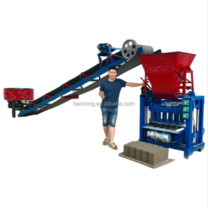 BR4-35 Semi-automatic Production <strong>Line</strong> for <strong>Building</strong> House Cement Hollow <strong>Block</strong> Brick <strong>Making</strong> <strong>Machine</strong> Factory Direct Sales - Product Image 1