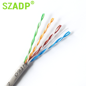 OEM工厂供应UTP CAT5e 4对HCCA电缆24AWG 305m/卷，带易拉箱包装 - Product Image 5