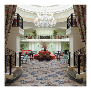 Len Tufted Oriental Hoa Khách Sạn Sang Trọng Thảm Cuộn Tùy Chỉnh Kích Thước Sàn Và Thảm Phòng Tiệc Hành Lang Phòng Ăn Thảm - Product Image 3