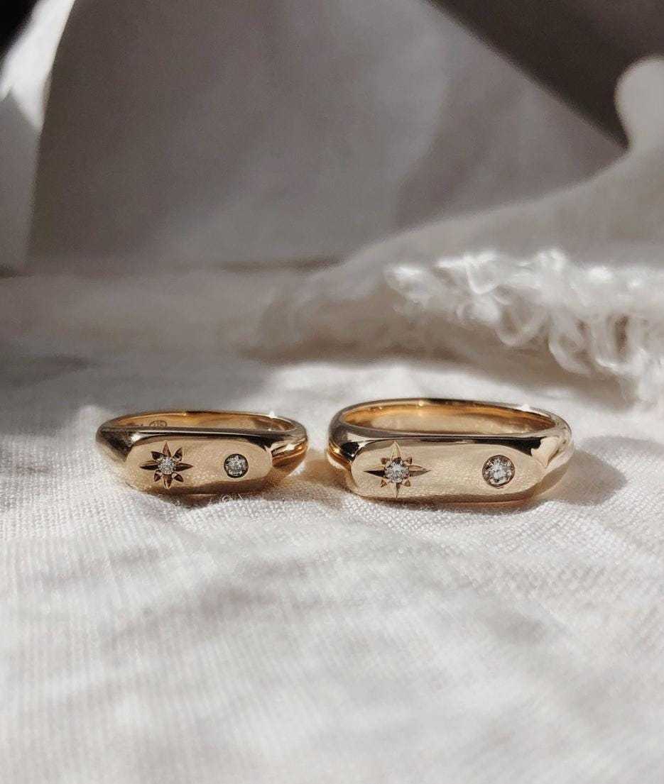 Oro macizo de 14K