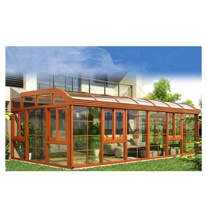 Açık Sundurma Muhafaza Kiti Ismarlama Cam Karo Kış Bahçesi Sunroom alüminyum konservatuvar