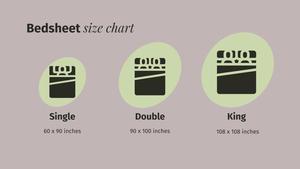 High on Demand Cotton <strong>Percale</strong> Bed Sheet Set with <strong>400</strong> Thread Count Crisp and Cool for a Refreshing Sleep Available at Best Price - Product Image 5