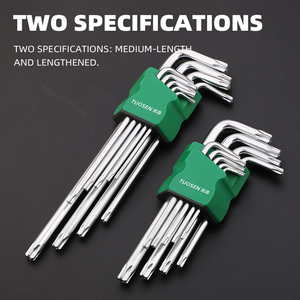 新产品9pcs <span class=keywords><strong>L</strong></span>型廉价钢套筒套装公制扭矩六角内六角扳手和六角钥匙公制六角套筒扳手