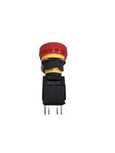 Interruttore a pulsante piatto rotondo in metallo da 16Mm - Product Image 4