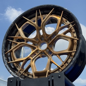 19 20 21 22 24 26 inch 2-mảnh 6061-T6 hợp kim xe bánh xe tùy chỉnh 5x114.3 giả mạo bánh xe sợi <span class=keywords><strong>Carbon</strong></span> cho xe hơi sang trọng - Product Image 3