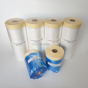油漆工用预折叠工艺纸24 "48" 36 "工业用单层纸浆印刷化学掩蔽 - Product Image 6