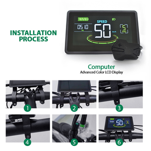 Professional <strong>Cycling</strong> <strong>Computer</strong> with High-Resolution LCD Screen Waterproof and Designed to Track Speed, Distance, and Ride Metrics - Product Image 5