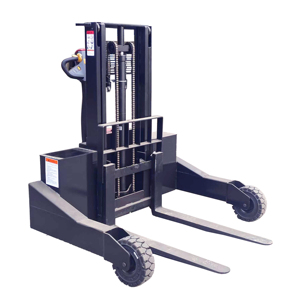 オフロード半電気パレットトラックパワーウォーキーフルエレクトリックスタッカー2m <span class=keywords><strong>3m</strong></span> 4m粗面フォークリフト
