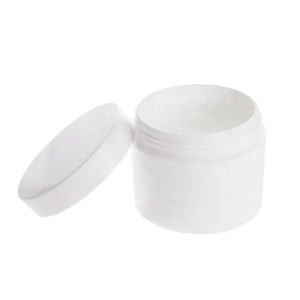 (ESTOQUE PRONTO) 30ml PP Rodada Opaca Branco Pote De Frasco De Plástico com Parafuso Parafuso Parafuso Para Lip Scrub Lip Balm Eco Friendly (PB30)