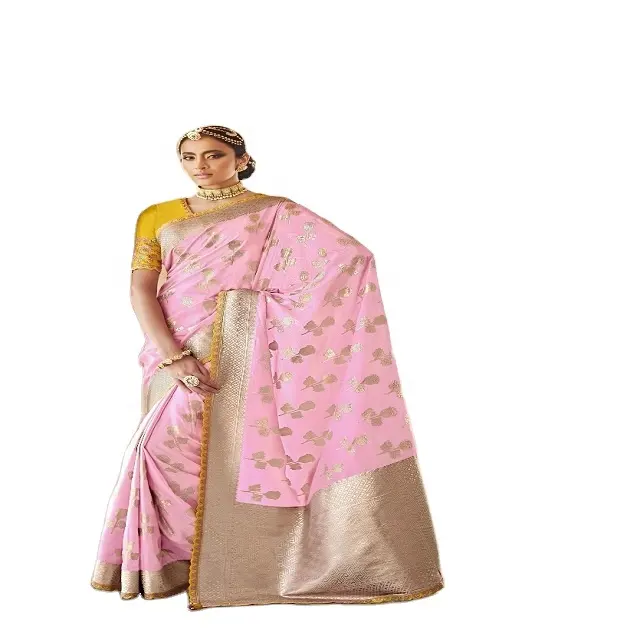 Hot Selling Hochzeits kleid Saree für Party Wear zum Großhandels preis vom indischen Exporteur indischen Saree Großhandel Saree