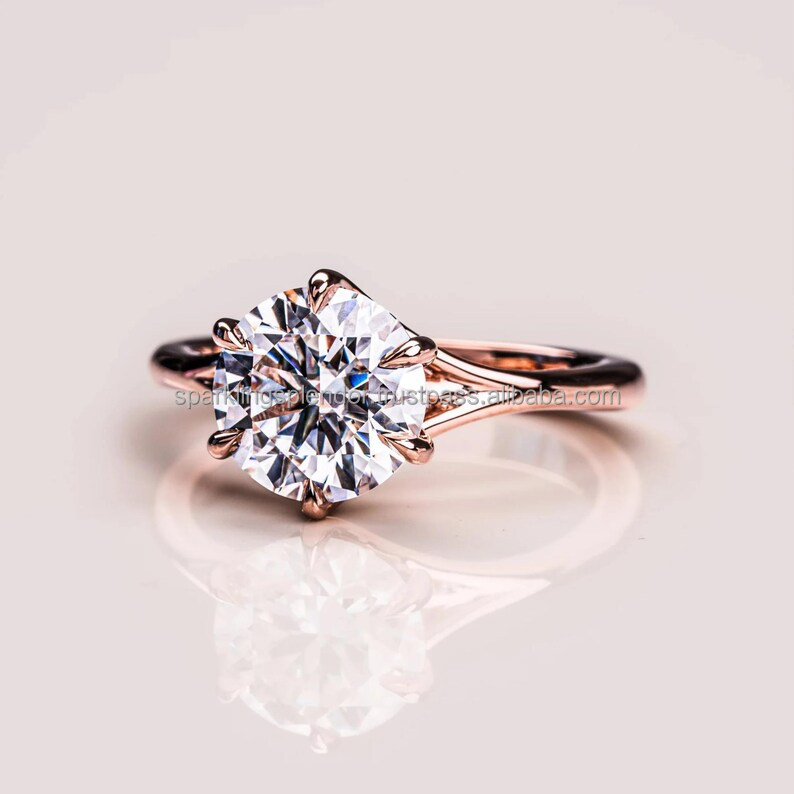 Bague en or rose 14k