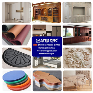 Enrutador de madera ATC de alta precisión 1325-TK CNC 4 * 8ft con cámara CCD para procesamiento de tela de espuma para muebles - Product Image 6