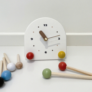 Vriendelijke Minimalistische Moderne Decoratieve Diatomiet Bureau Wandklok Enkelvoudige Silica Uurwerk Voor Thuiskantoor Woonkamer - Product Image 1