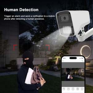 OEM赛通户外防水4MP双光夜视POE IP摄像机P2P双向音频闭路电视安全网络子弹摄像机 - Product Image 2