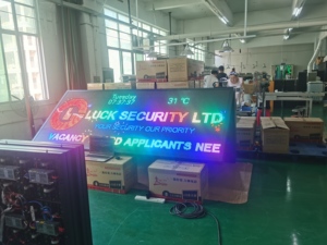 לתכנות רב צבע <span class=keywords><strong>LED</strong></span> דיגיטלי גלילת לוח <span class=keywords><strong>led</strong></span> באנר סימן לוח - Product Image 3