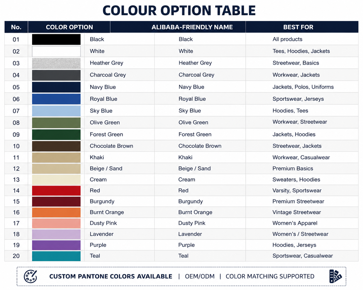 Customize Colour