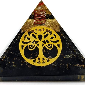生命の木のシンボルクリスタルエネルギー発電機を備えたベストセラーのOrgonite Pyramid Shungite Orgone Pyramid高品質 - Product Image 2