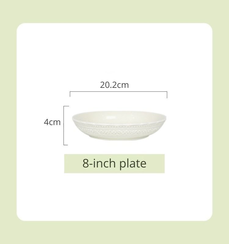 8" deep Plate