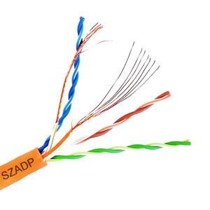 高速固体/绞线5e类局域网电缆<span class=keywords><strong>UTP</strong></span> FTP S/FTP以太网电缆通信电缆通过测试工厂供应